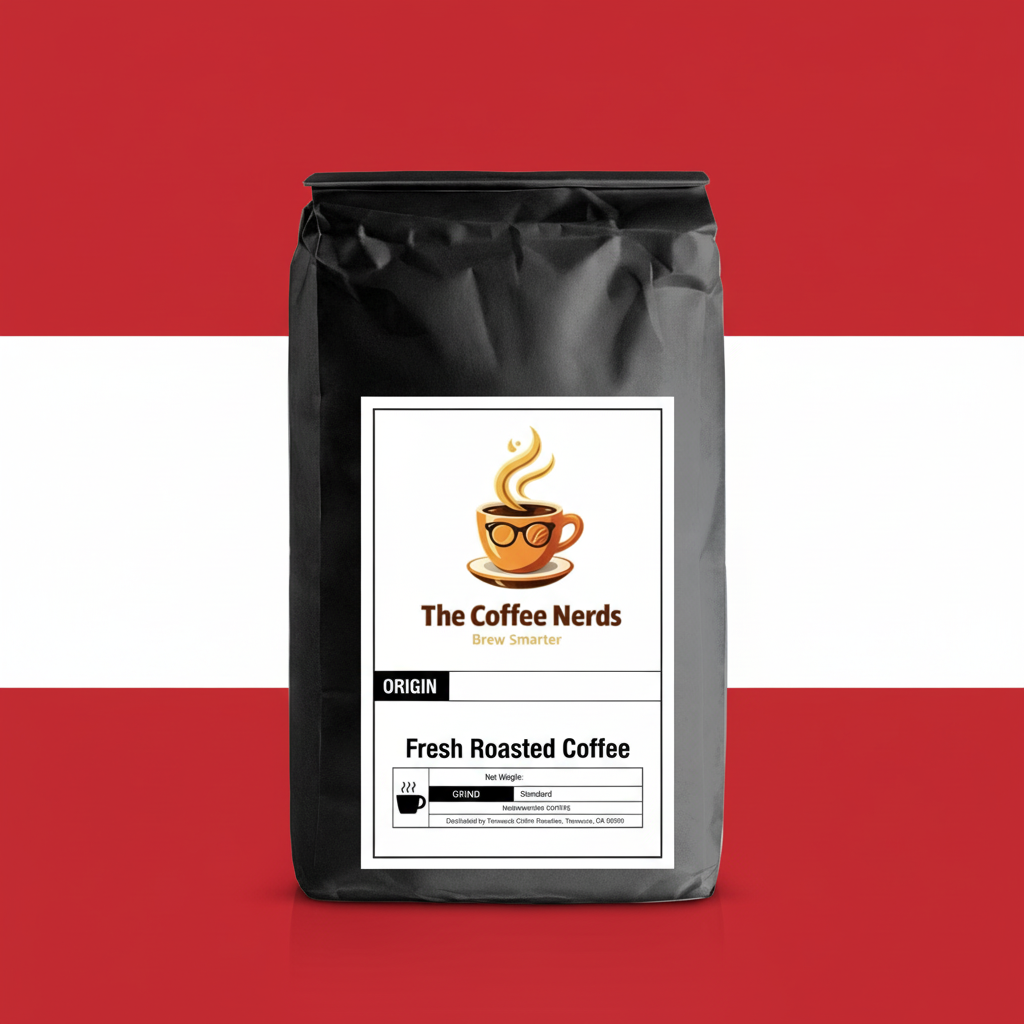 Peru Decaf with Peruvian Flag Colors